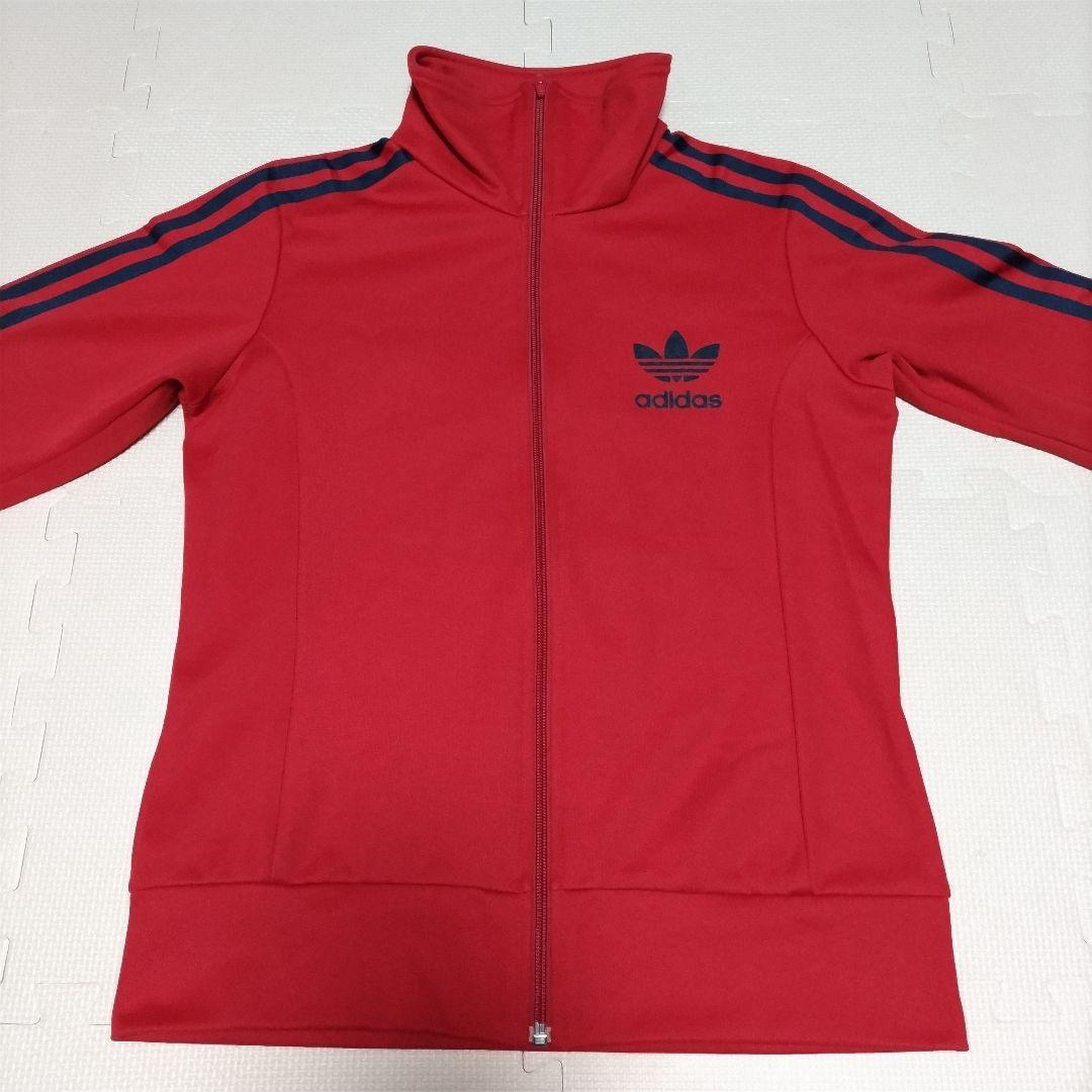adidas アディダス　ワンポイント ロゴ 3ストライプ トラックジャケット