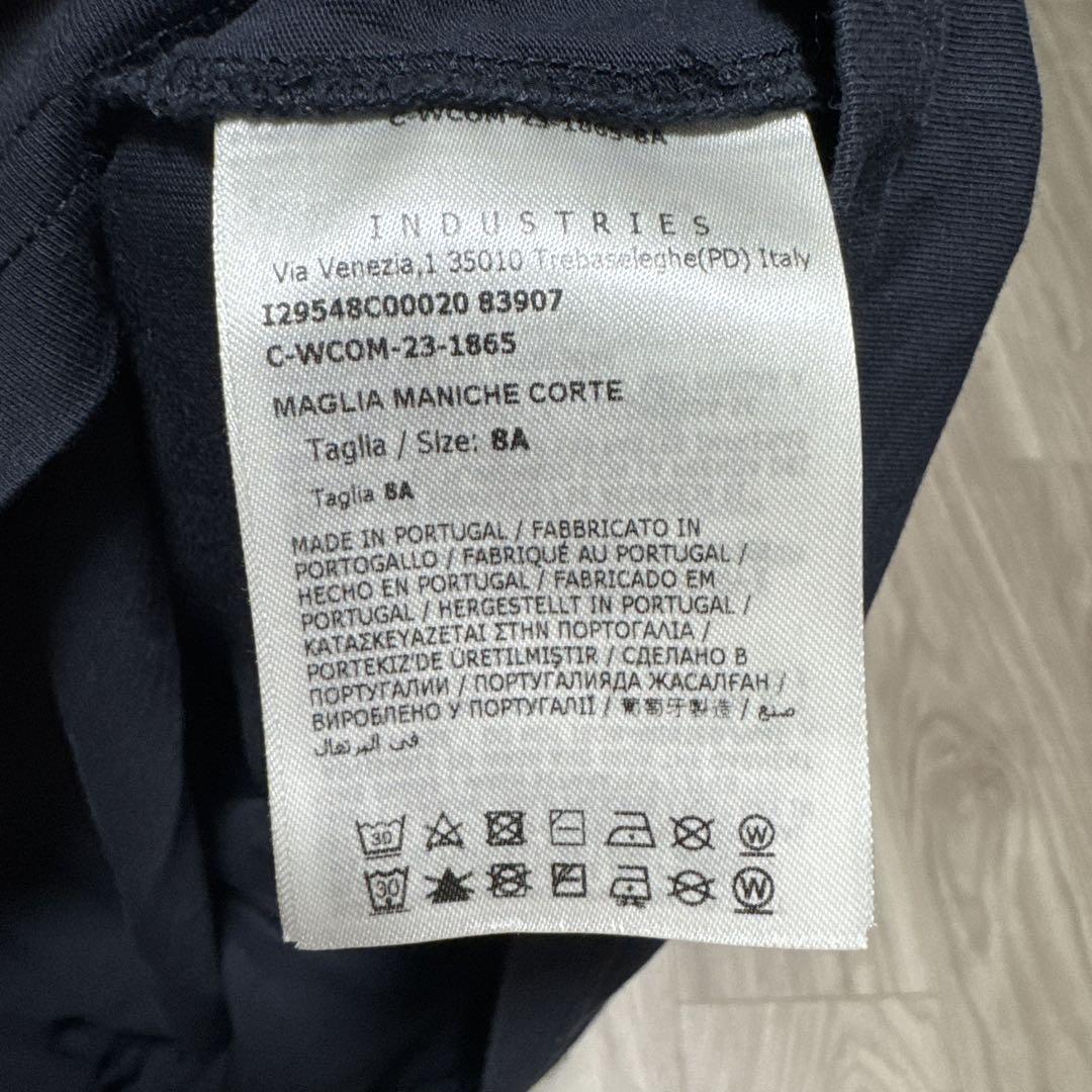 MONCLER ネイビー ロゴ Tシャツ　8/130cm MONCLER ネイビー ロゴ Tシャツ 8/130cm - メルカリ