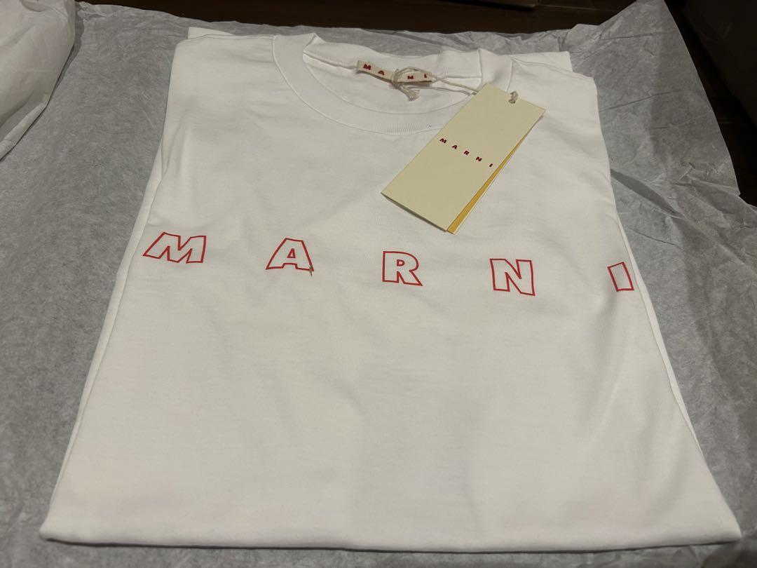 マルニ Ｔシャツ 半袖 MARNI KIDS 大人もOK ホワイト 14Yサイズ