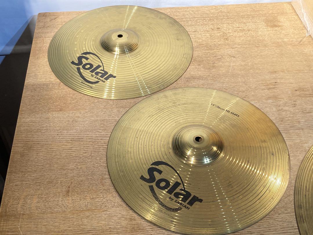 Solar by SABIAN ハイハットシンバル セイビアン 14インチ 3