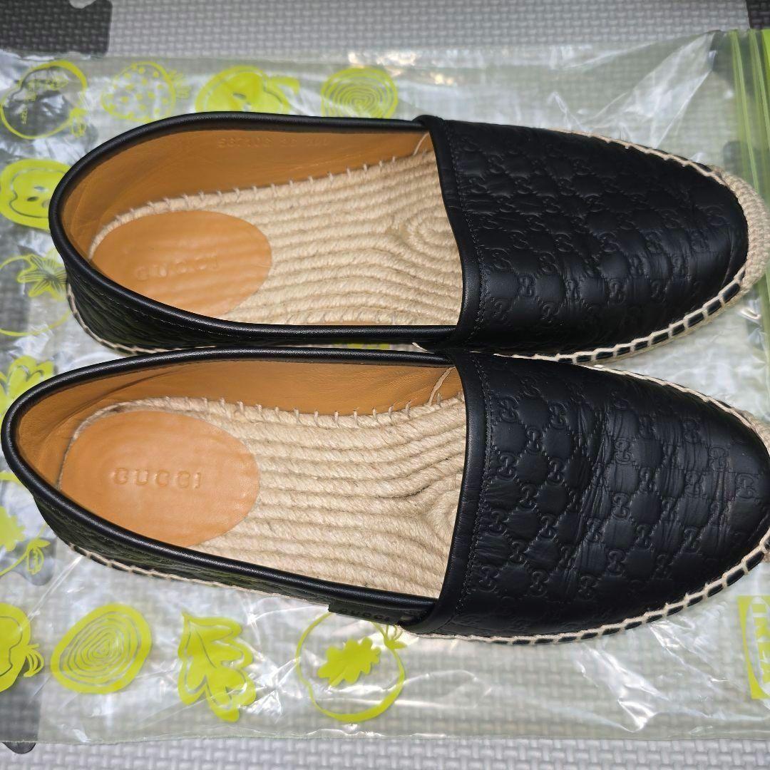 GUCCI エスパドリーユ サイズ36 23cm レザー グッチ - メルカリ