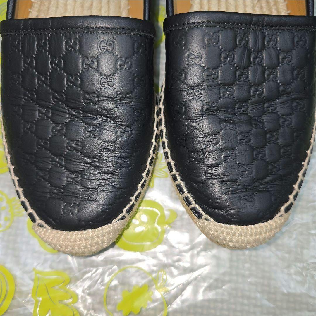 GUCCI エスパドリーユ サイズ36 23cm レザー グッチ - メルカリ