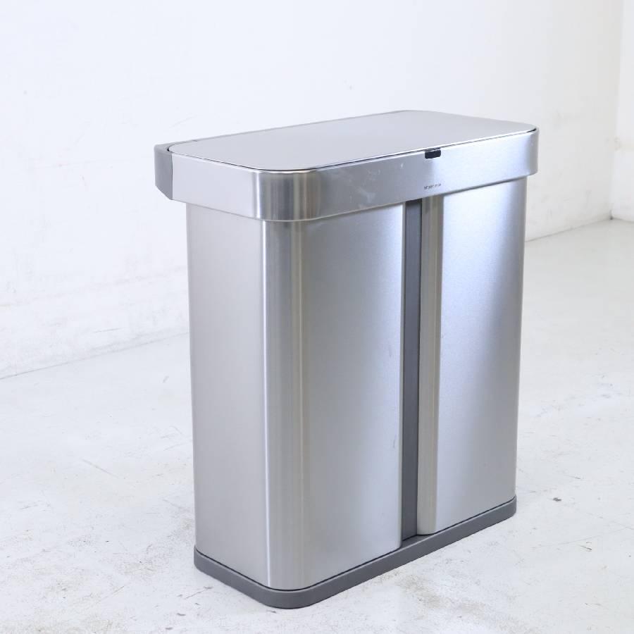 シンプルヒューマン 声+動作 レクタンギュラー センサーダストボックス 58L
