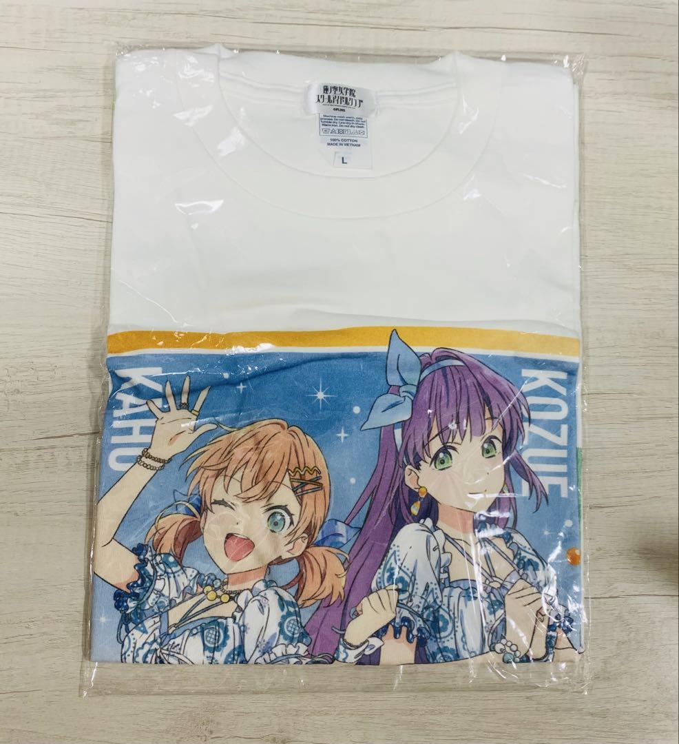 蓮ノ空 夏めきペイン スリーズブーケTシャツ Lサイズ