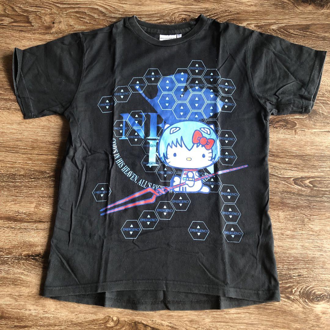 再入荷のおすすめ最新情報 日本限定販売】サンリオ・ハローキティコラボ 綾波レイtシャツ Tシャツ(半袖/袖なし)