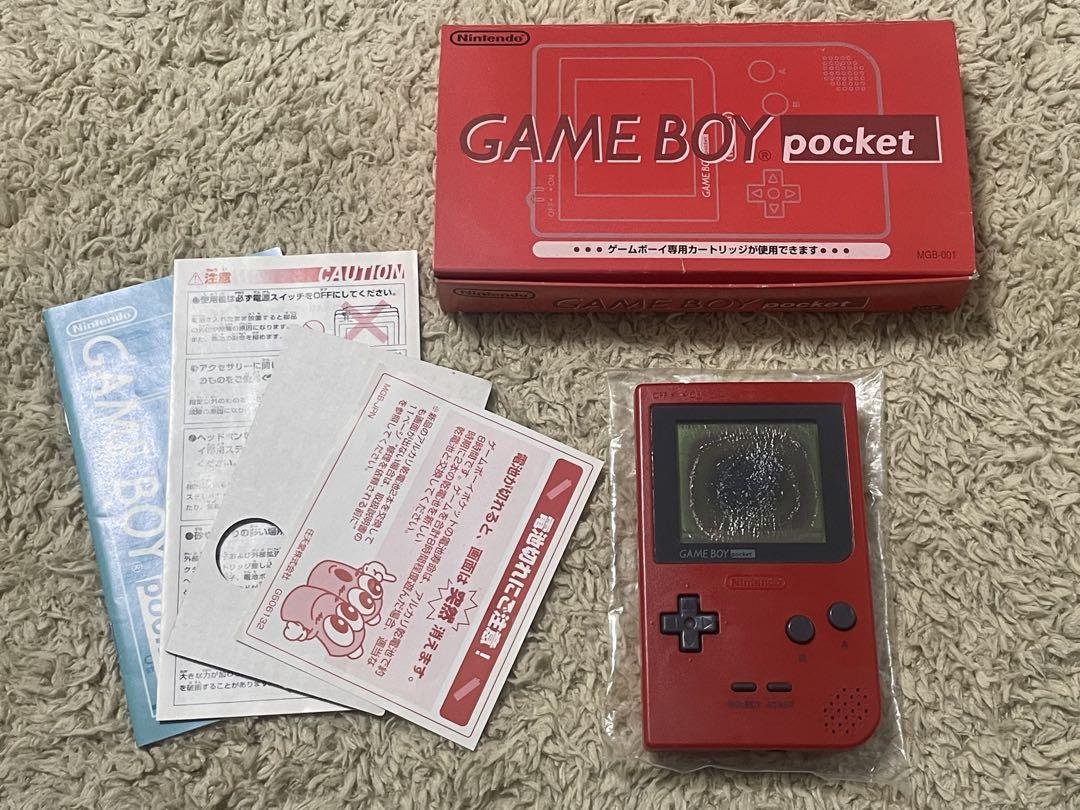 Nintendo ゲームボーイポケット　レッド　MGB-001 本体その他機種