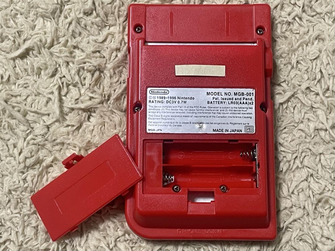 Nintendo ゲームボーイポケット　レッド　MGB-001 本体