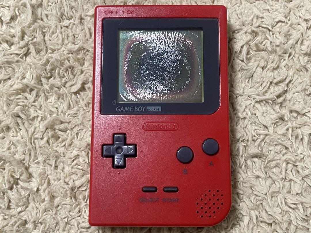Nintendo ゲームボーイポケット　レッド　MGB-001 本体