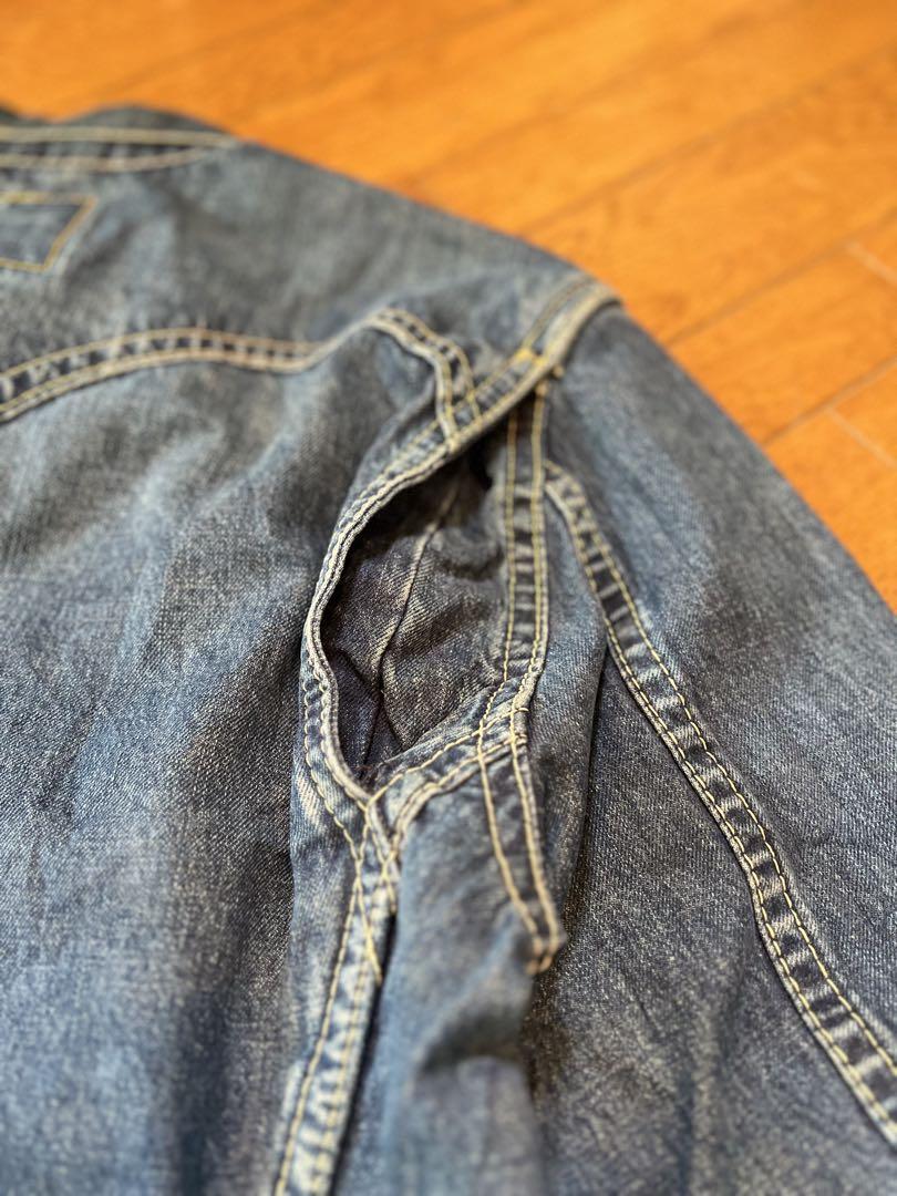 リーバイス デニムジャケットLevis European XL(Feb169)