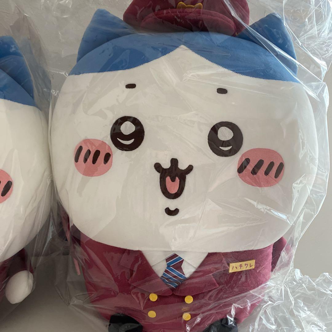 ハチワレ 阪急電車 BIGぬいぐるみ ちいかわ ぬいぐるみ マスコット 2セット