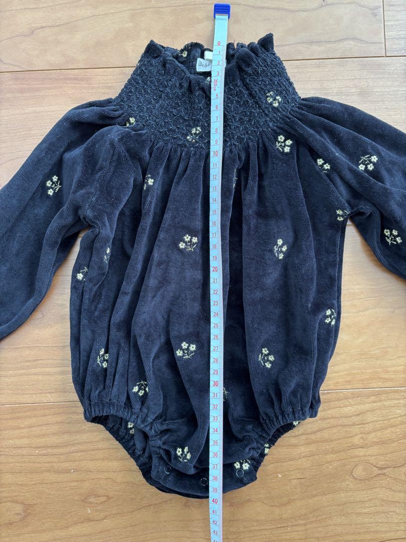ロンパース・カバーオール Bebe Organic Dora Peppercorn Romper 18M