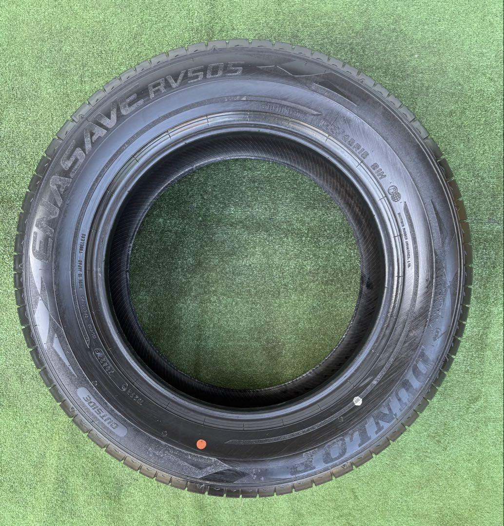 イボ付きダンロップ エナセーブ rv505．195/65R15．21年製4本．
