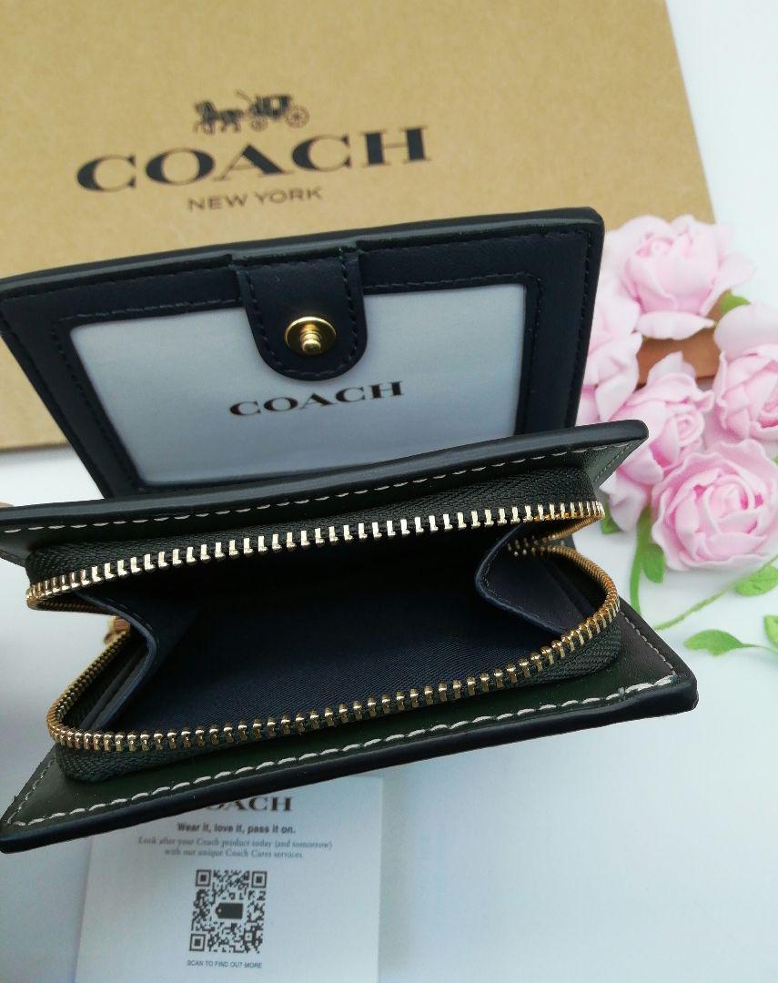 新商品 COACH コーチ 折り財布 NEWデザイン 正規品 - 折り財布