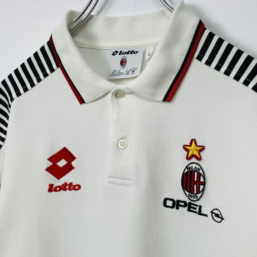 LOTTO Milan ロット ACミラン ポロシャツ トップス