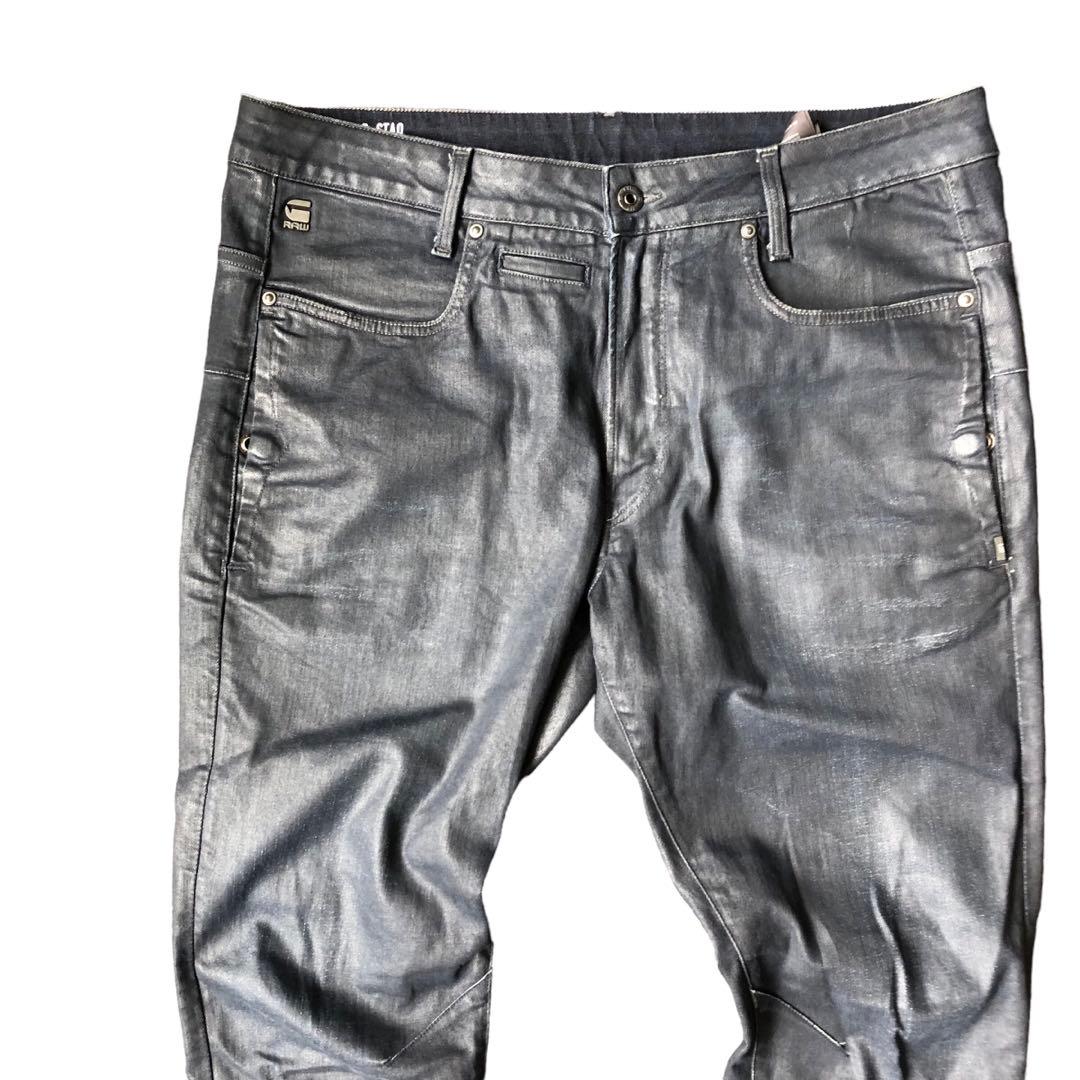 デニム/ジーンズ G-STAR D-STAQ コーティング加工 3D SLIM W36 新品未