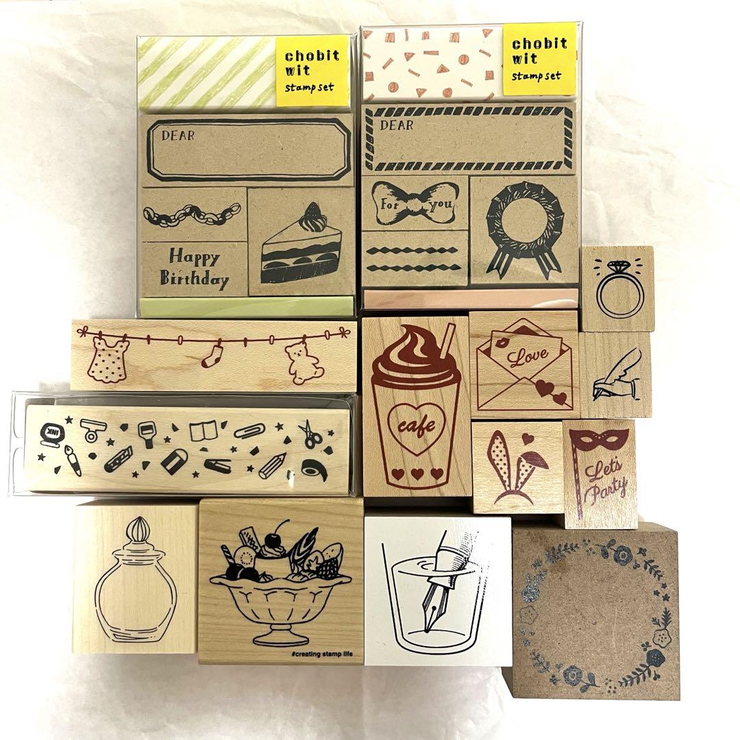 未使用スタンプセット cui こどものかお インクのあいぼう インク日和 はんこ