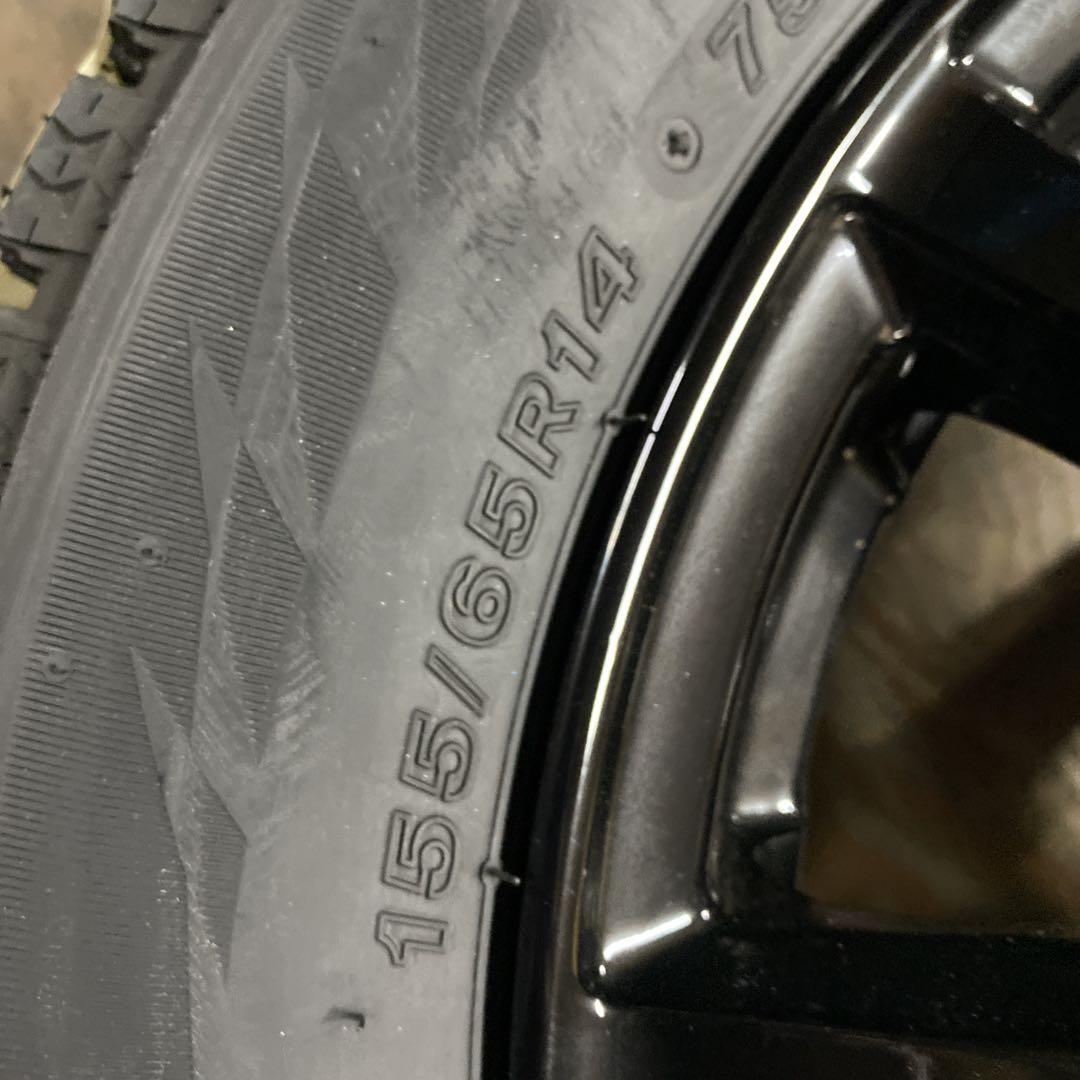 ◇新品ブリザック155/65R14 2023年製スタッドレスセット　スペーシア