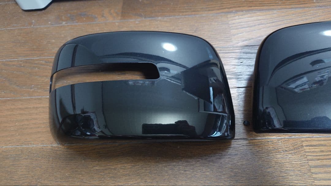 DA17エブリィ ドアミラーカバー ブラックパールやや傷や汚れあり BRIGHTFACE_UK