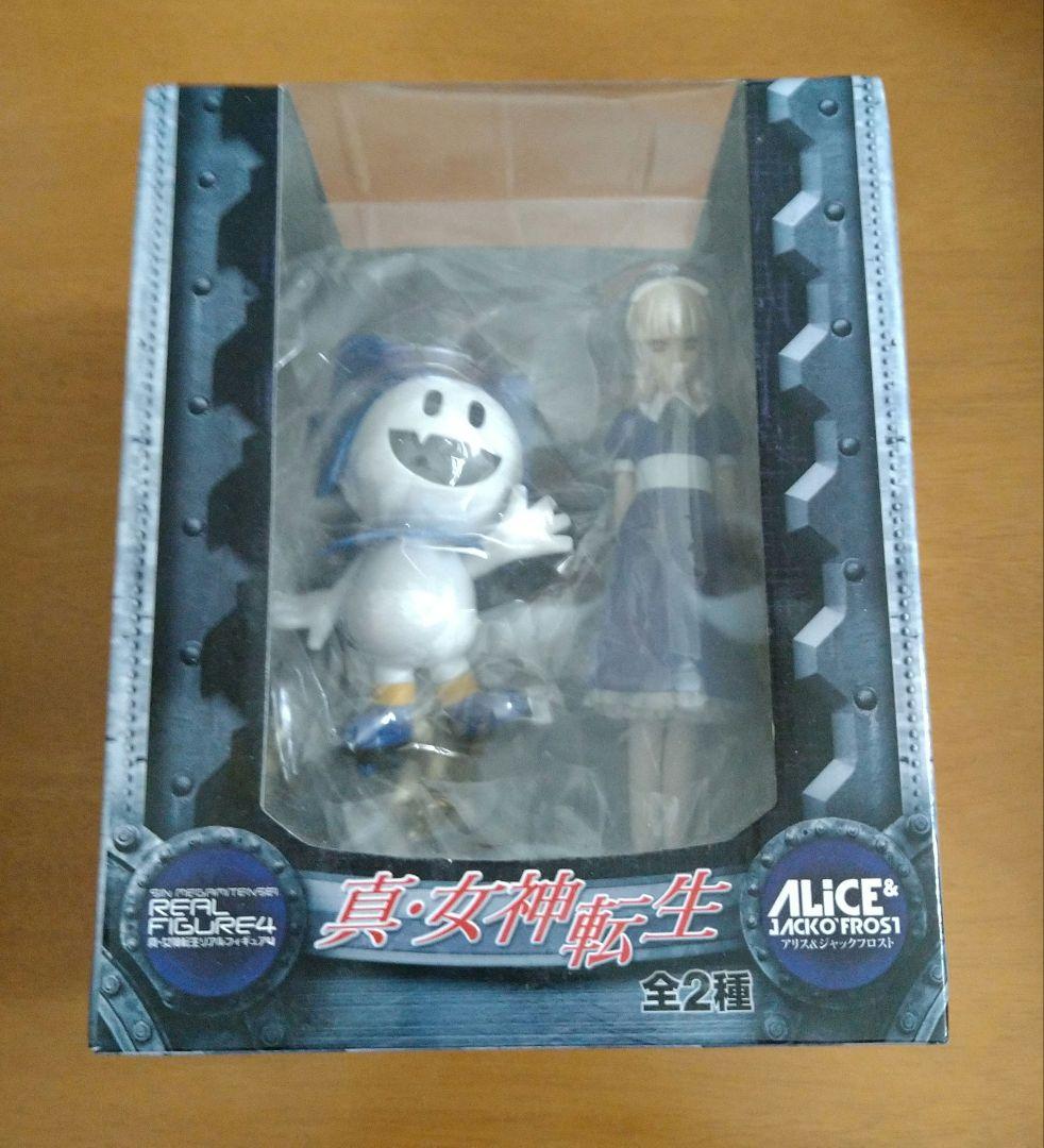 【新品・未使用】真・女神転生 ジャックフロスト アリス フィギュア 真・女神転生リアルフィギュア4 アリス＆ジャックフロスト