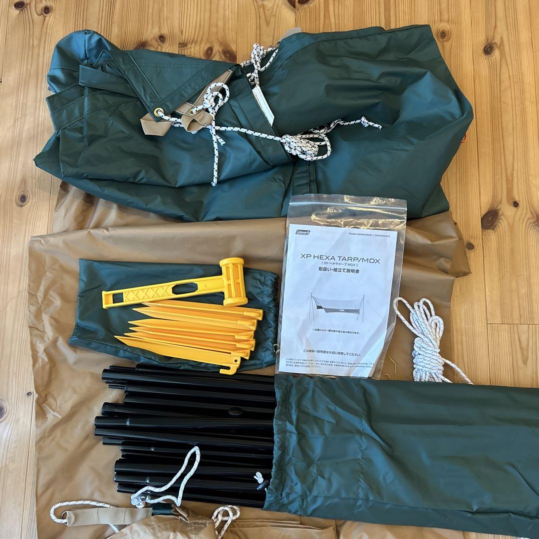 未使用品　Coleman XPヘキサタープMDX