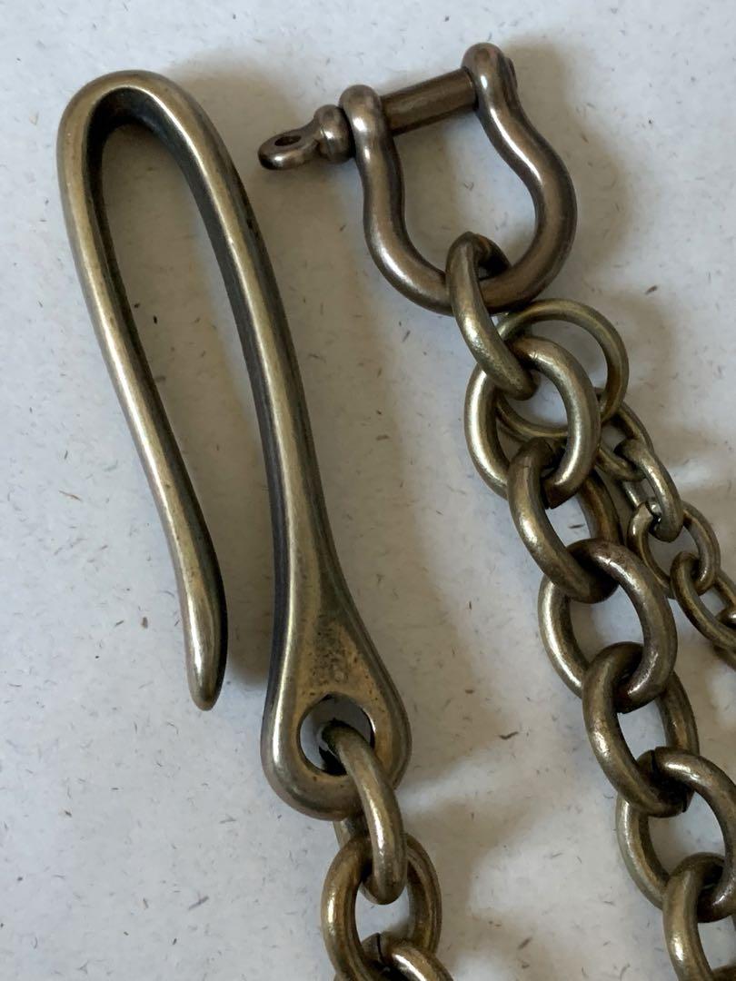 真鍮無垢　特大　BIG ウォレットチェーン　極太　金　brass 真鍮無垢 特大 BIG ウォレットチェーン 極太 金 brass特別