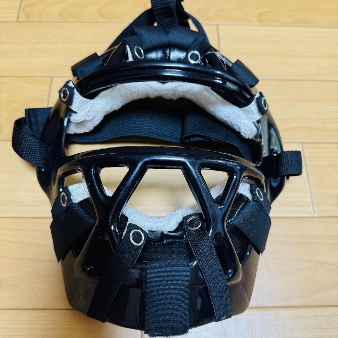 ZETT キャッチャー防具セット ブラック　軟式野球用　ソフトボール用　大人用