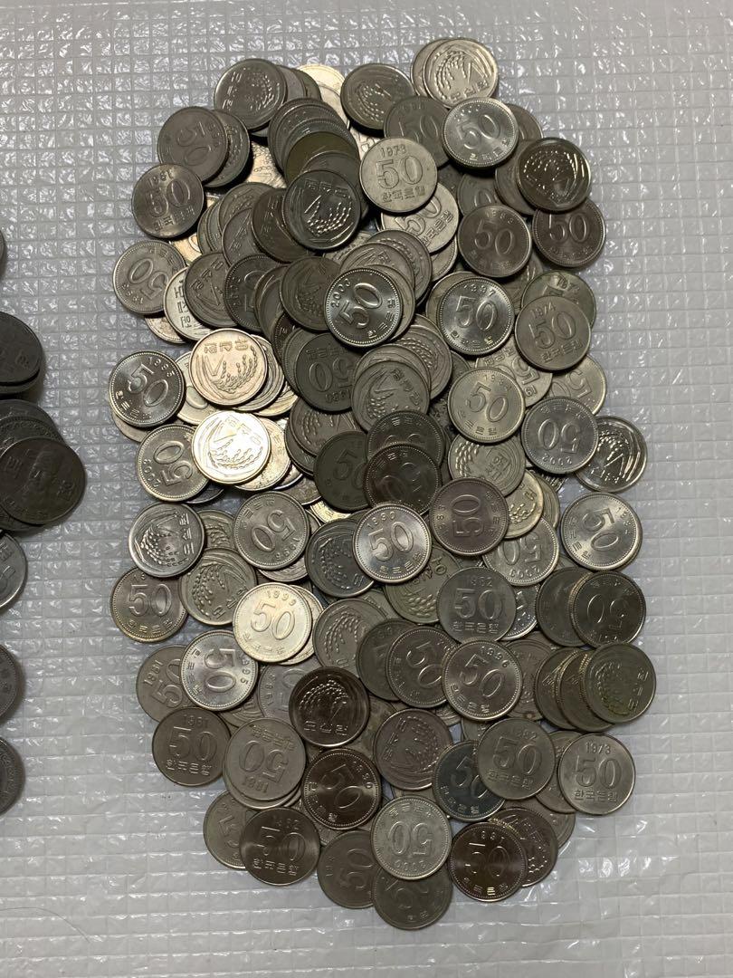 古銭　韓国古銭　韓国硬貨　韓国コイン　1ウォンなど　約180枚以上　大量 古銭 韓国の硬貨 韓国コイン 韓国旧100ウォン 50ウォン 大量