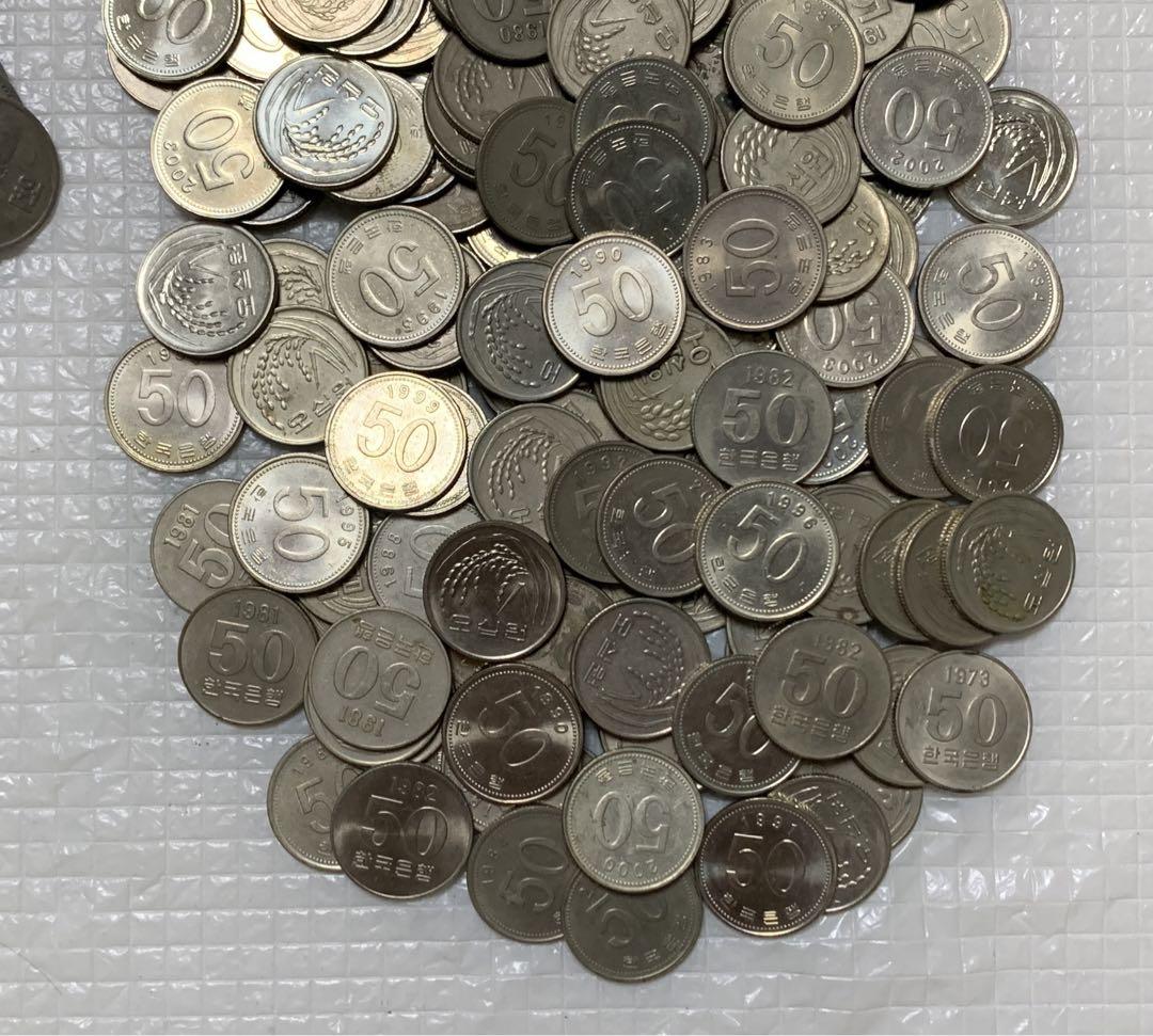 古銭　韓国古銭　韓国硬貨　韓国コイン　1ウォンなど　約180枚以上　大量 古銭 韓国古銭 韓国硬貨 韓国コイン 1ウォンなど 約180枚以上 大量