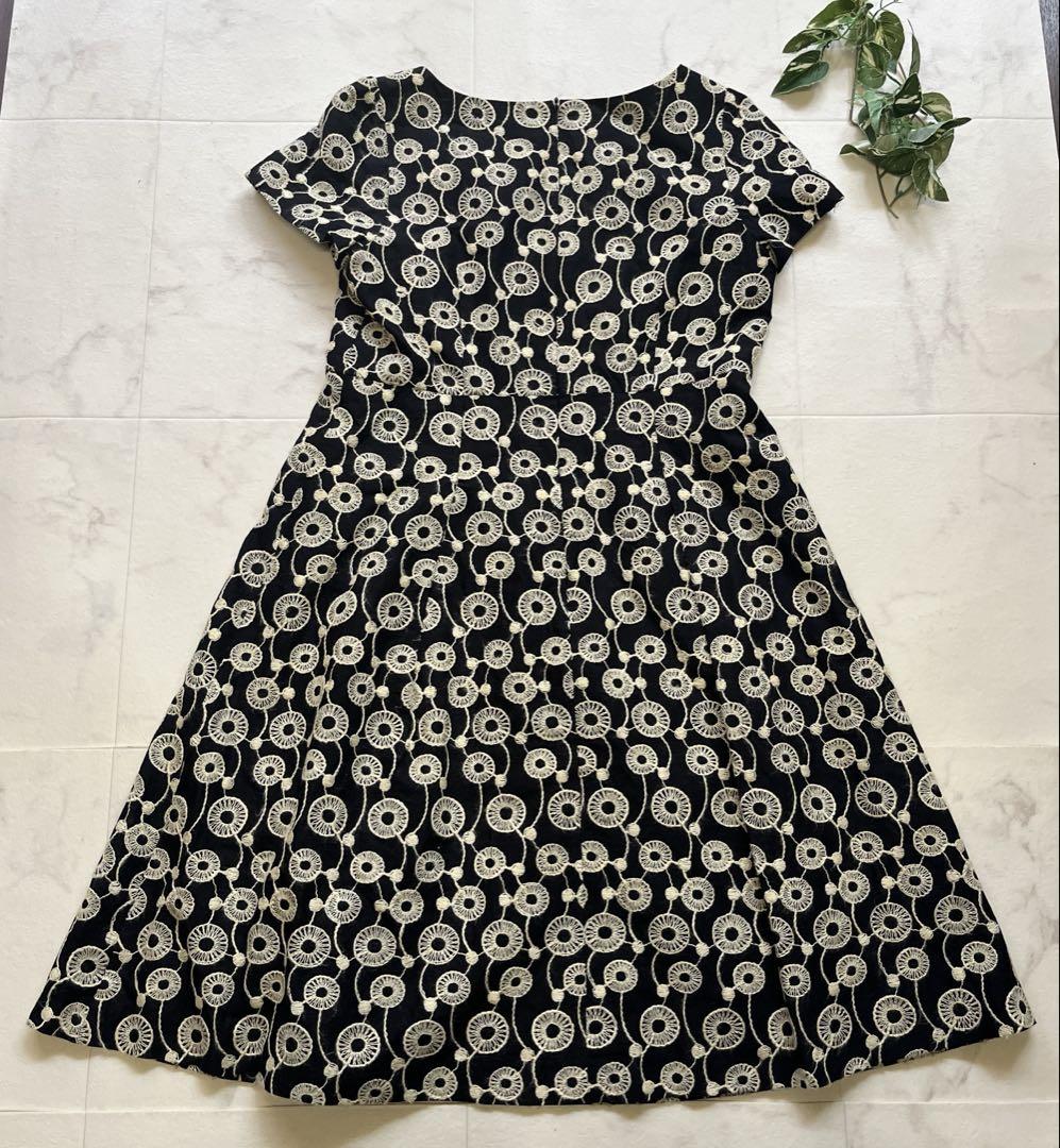 レア⭐︎Bonjourdiary 刺繍入り黒ワンピース4Y ZARA 黒 刺繍 ワンピース - メルカリ