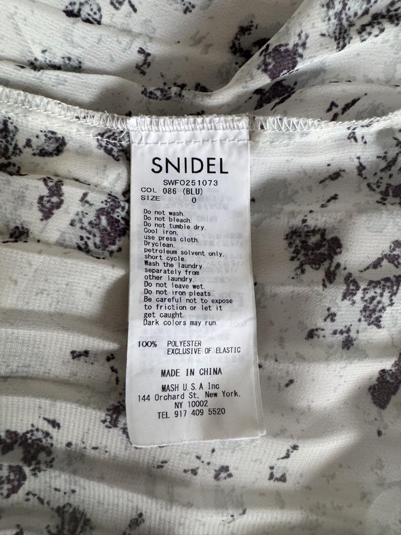SNIDEL Sustainableフリルワンピース スナイデル