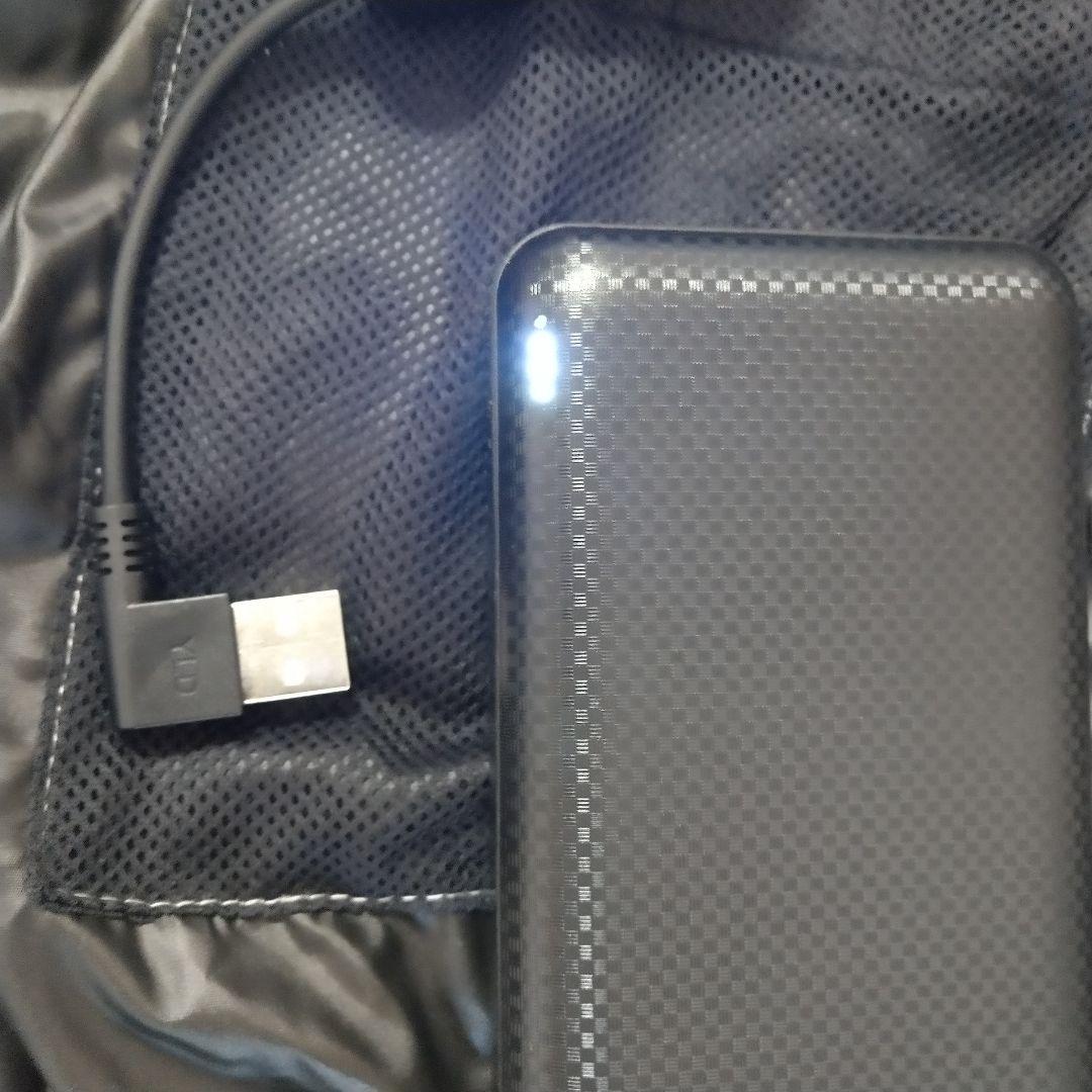 未使用 空調服 冷却機能付き 強力ファン搭載 バッテリー付き Lサイズ