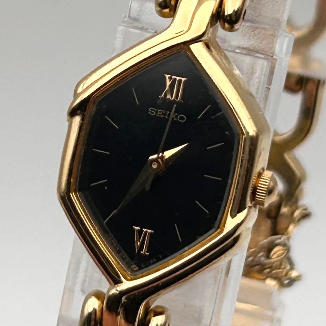 【稼働】SEIKO セイコー2P21-5D30 ドレス クォーツ レディース