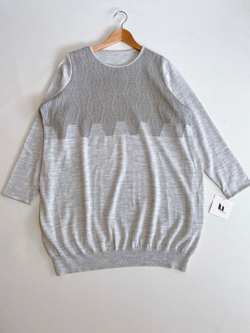 ☆新品☆ センソユニコ t.b バルーン チュニック ワンピース 40 グレー