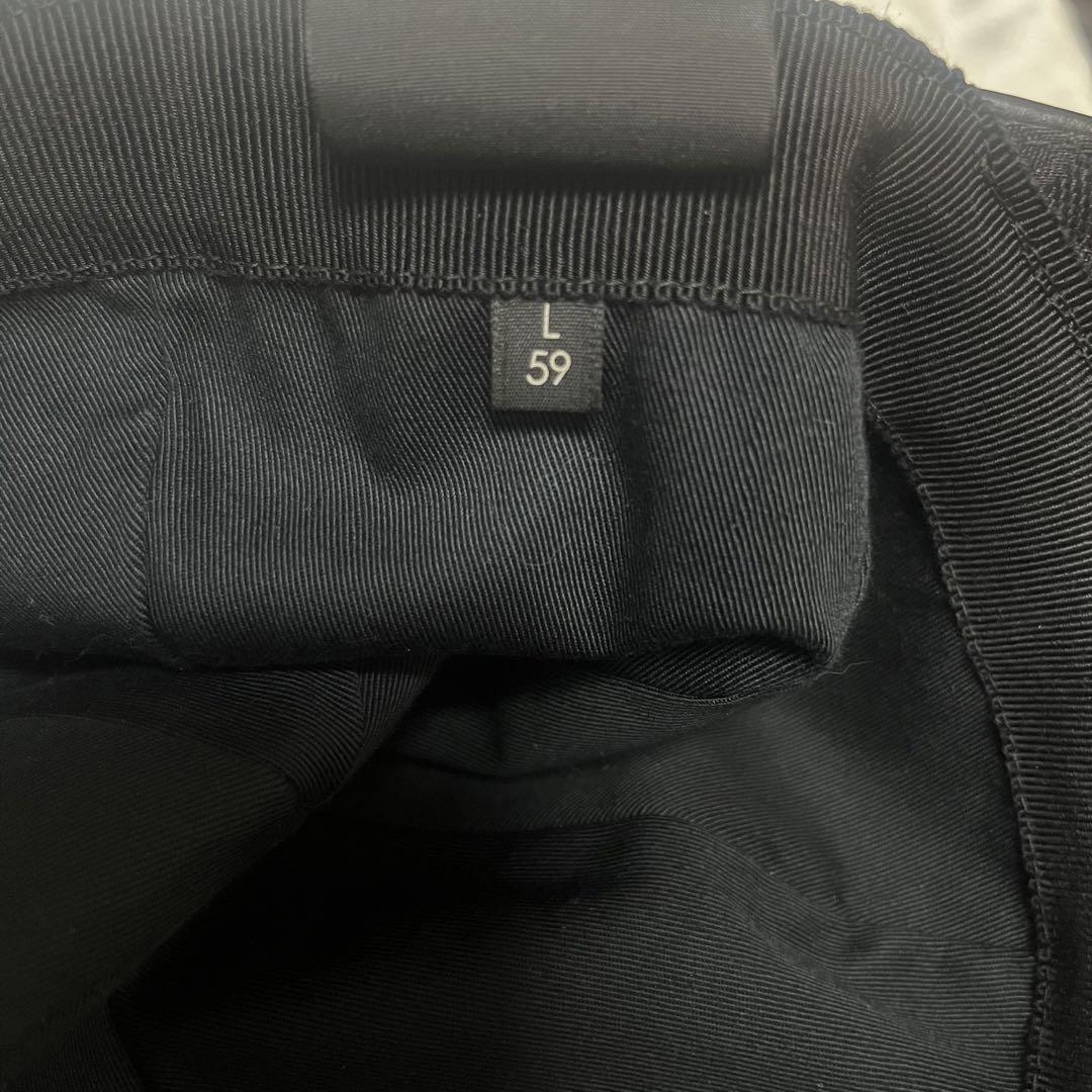 (正規品+袋付き)GUCCI ベースボールキャップ ブラック