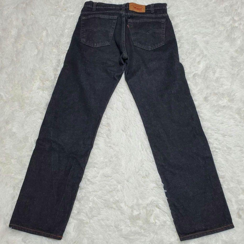 状態◎ リーバイス usa製 505 先染め ブラックデニム W33 L32 状態◎ リーバイス usa製 505 先染め ブラックデニム W33 L32