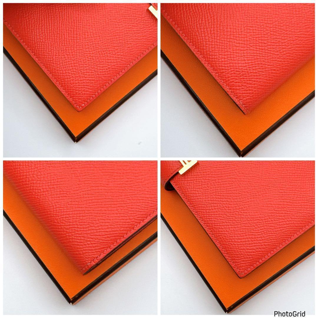 未使用❣️エルメス✨べアン✨スフレ✨ルージュデュセス✨二つ折り財布