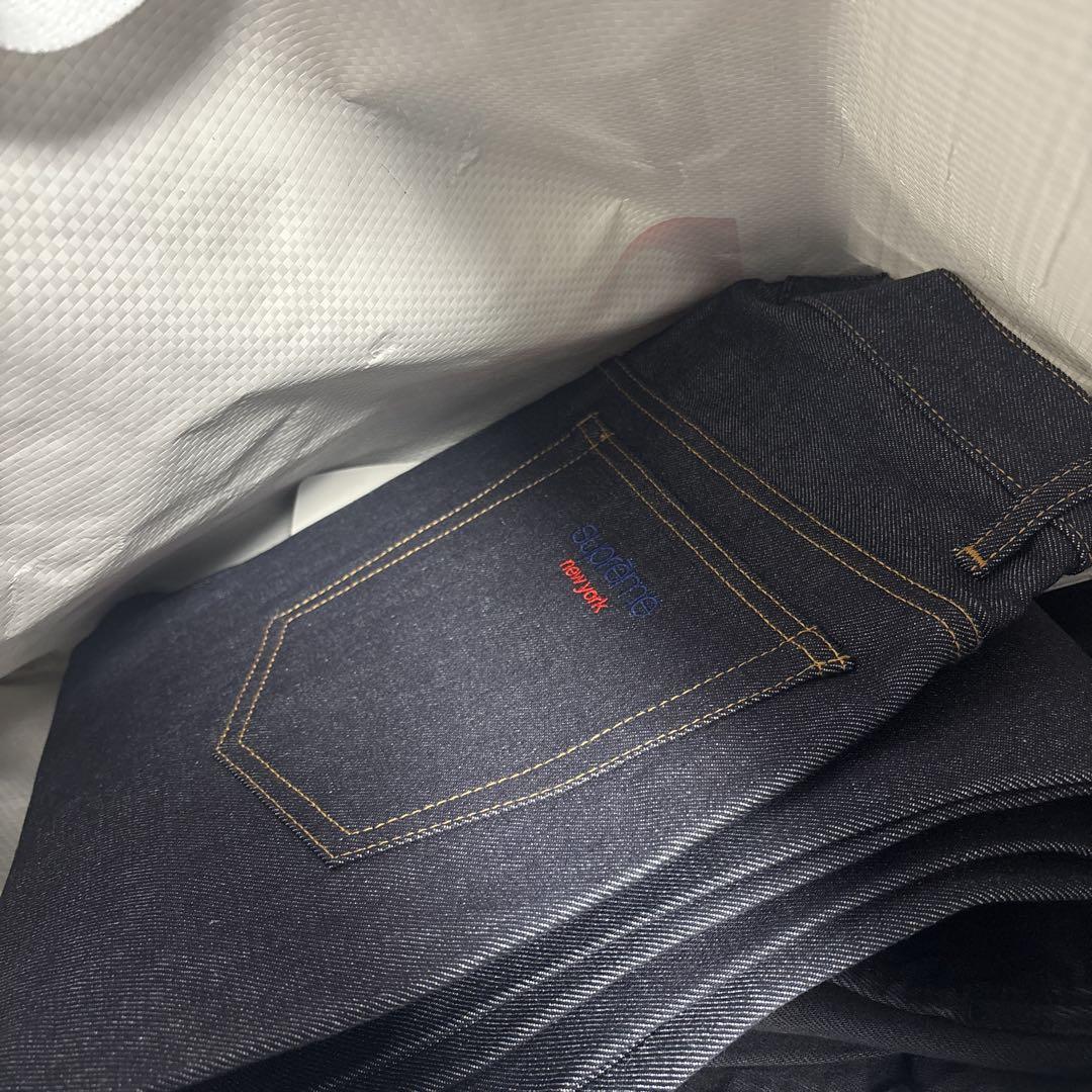【新品✨️早い者勝ち】supreme リジットバギーデニム インディゴ