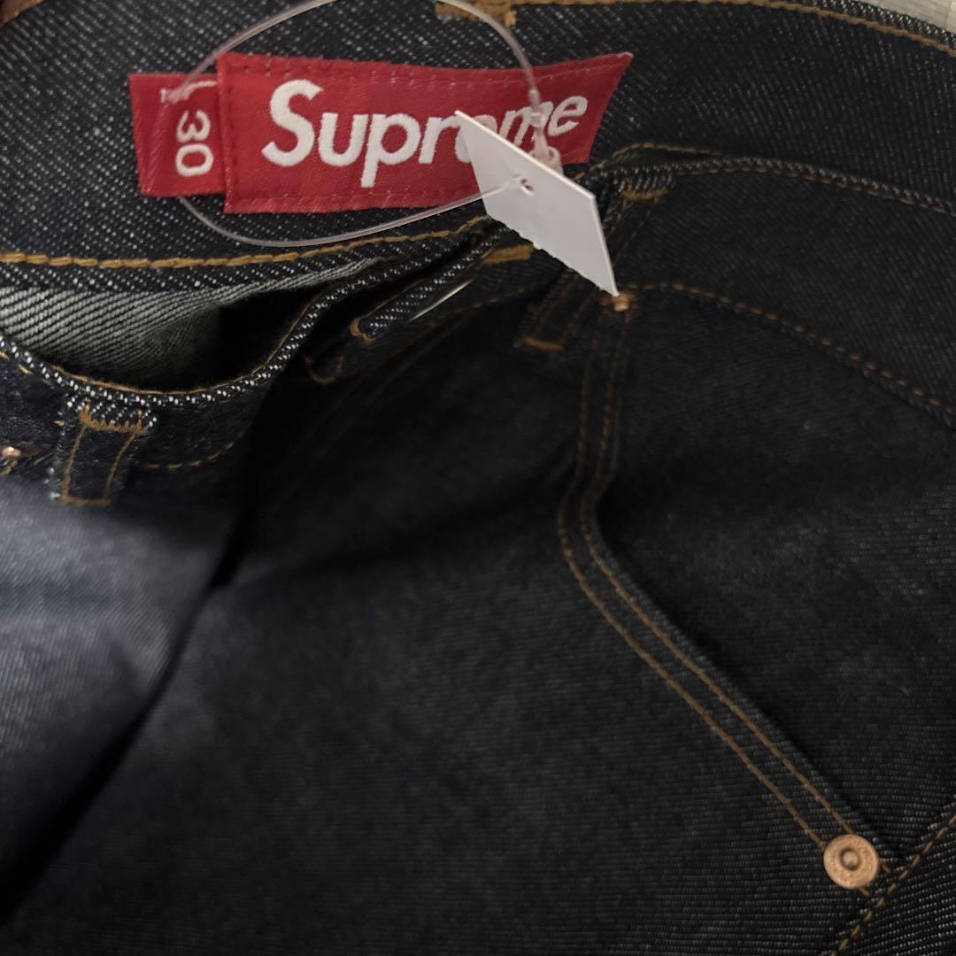 【新品✨️早い者勝ち】supreme リジットバギーデニム インディゴ