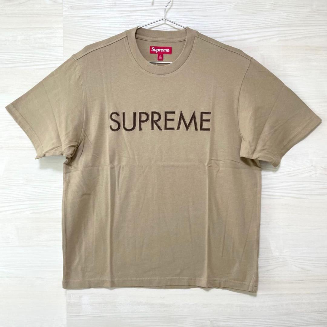 シュプリーム Tシャツ M Capital S S Top Dark TanM SUPREME