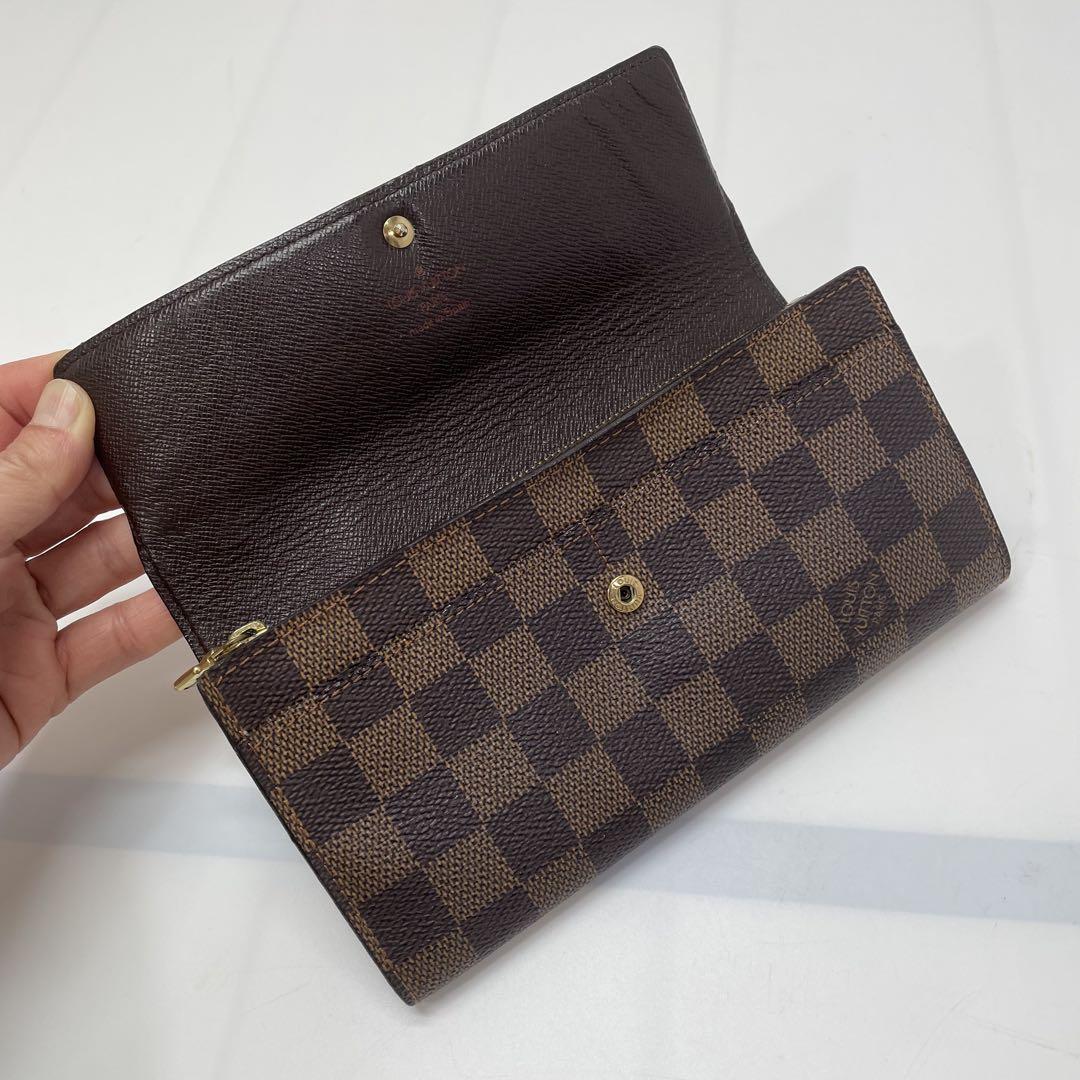 【極上美品】LOUISVUITTON ポシェット・ポルト・モネ・クレディ ダミエ