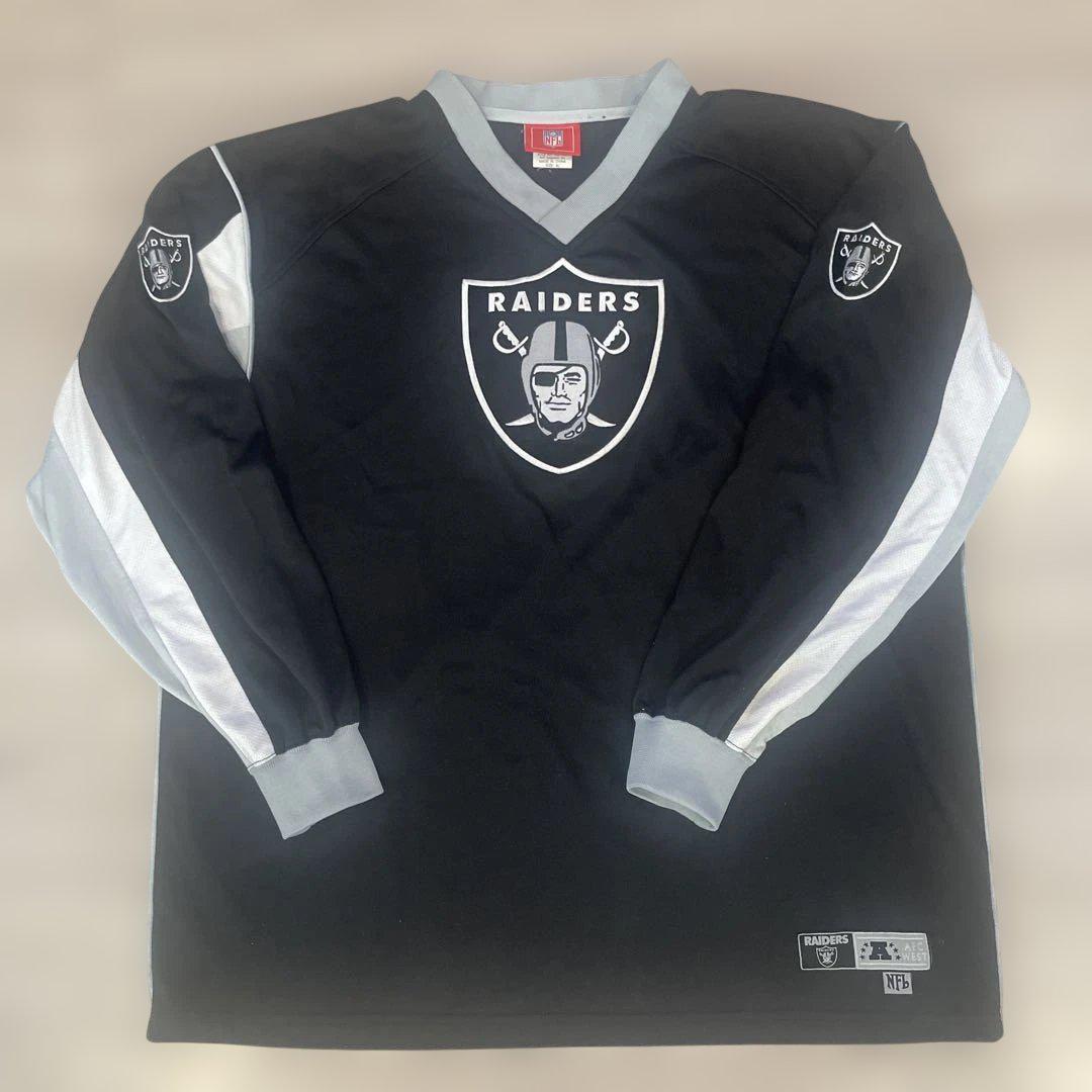 RAIDERS NFL 長袖シャツ 黒