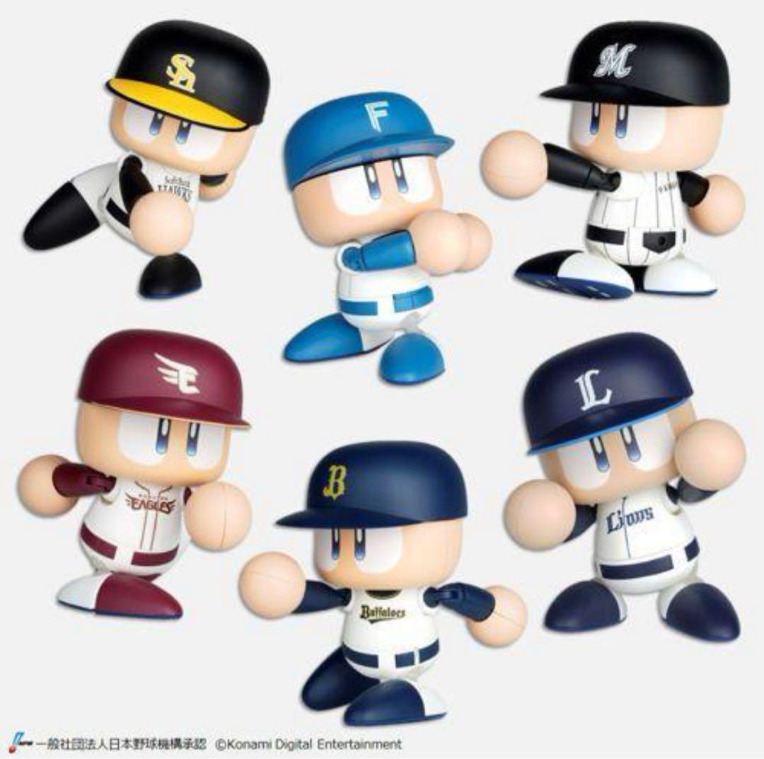 パワプロくん プライズアクションフィギュア パシフィック・リーグ ６種コンプ パワプロくん プライズアクションフィギュア パシフィック