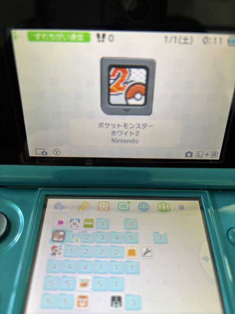 NINTENDO DS 3DSソフト ポケットモンスター ブラック2 ホワイト2