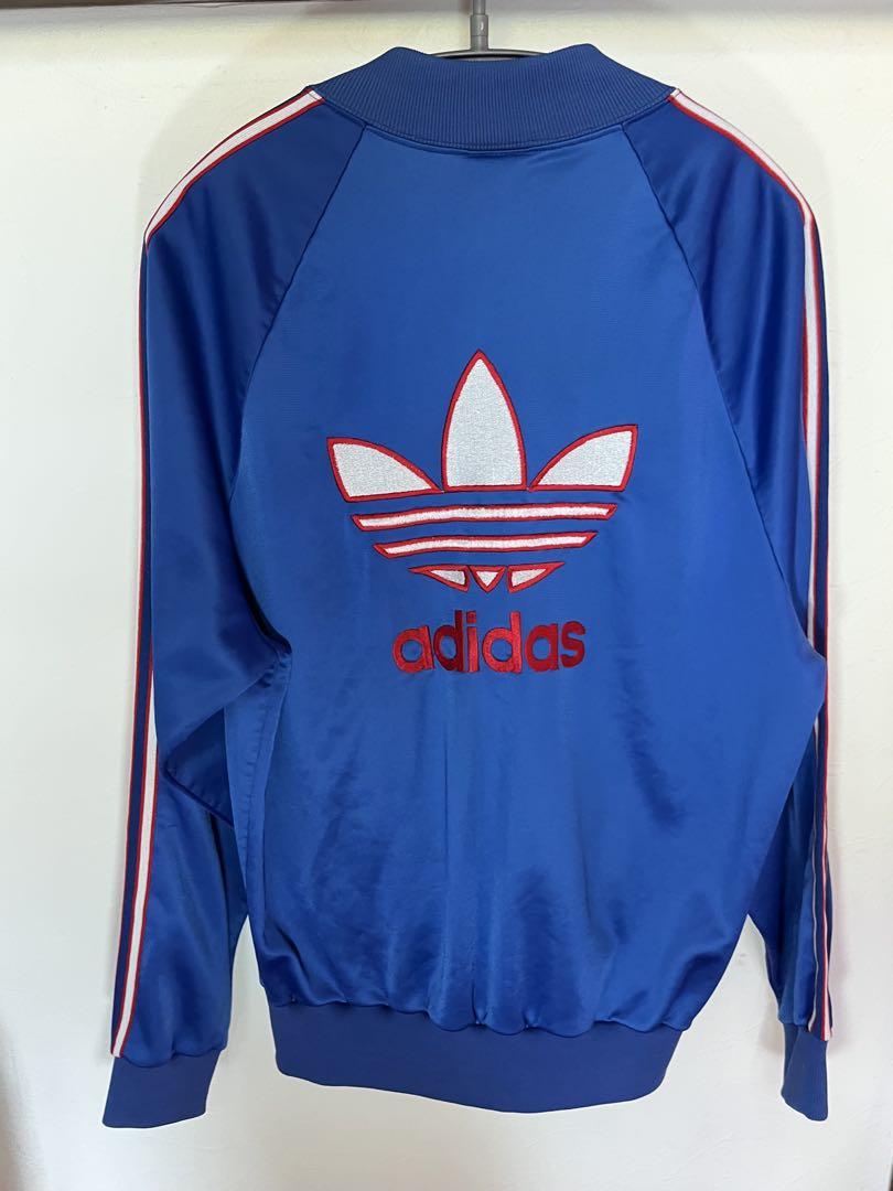 80s adidas アディダス　トラックジャケット トレフォイルロゴ ジャージ