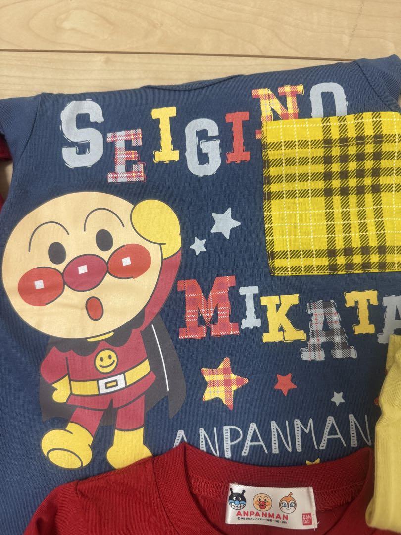 mikky　アンパンマン　長袖Tシャツ7枚＋アイボリートレーナー1枚