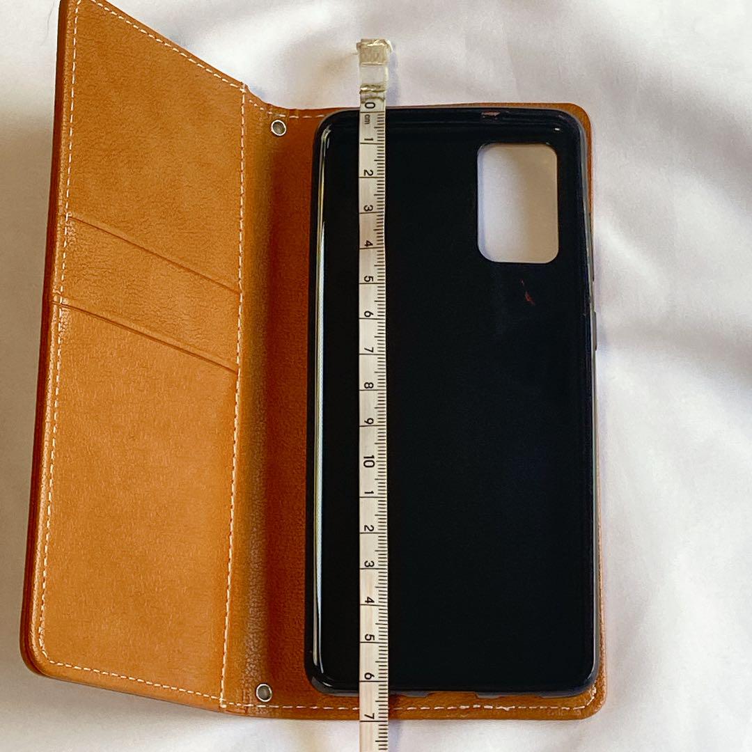 ★Galaxy S20+ 5G 手帳型ケース SC52A SCG02 キャメル