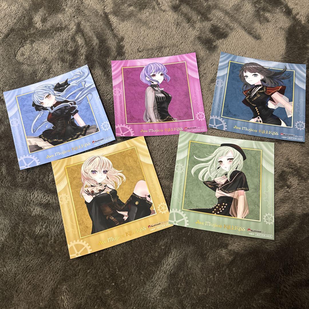 Ave Mujica KILLKISS ブシロードストア アナザージャケット5種 全5種】バンドリ Ave Mujica KiLLKiSS アナザージャケット