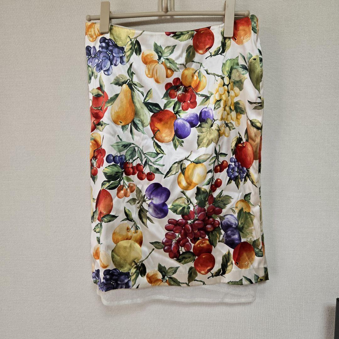 D&G フルーツ柄タイトスカート未使用