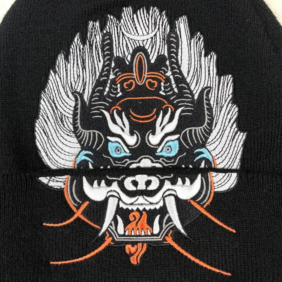 シュプリーム 21AW Demon Beanie ビーニー ニット帽 黒