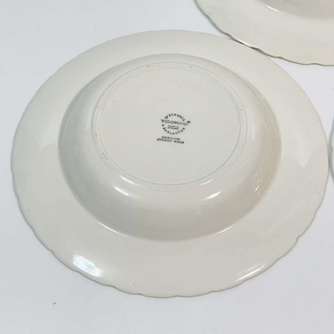 WEDG WOOD ウェッジウッド エンボスド クイーンズウェアプレート 20㎝